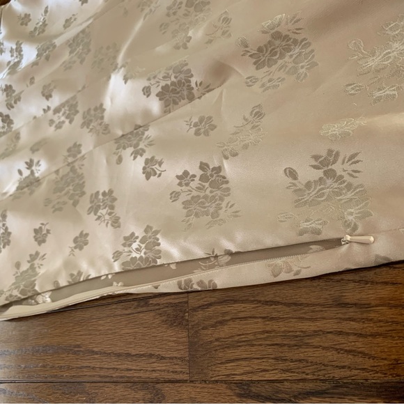 Vintage Traditional Formal Fitted Evening Wear Gold Cheongsam - Picture 10 of 12